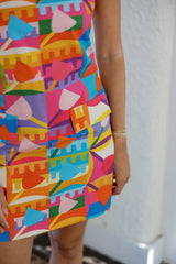 Karlie Modern Pop Art Shirt Dress