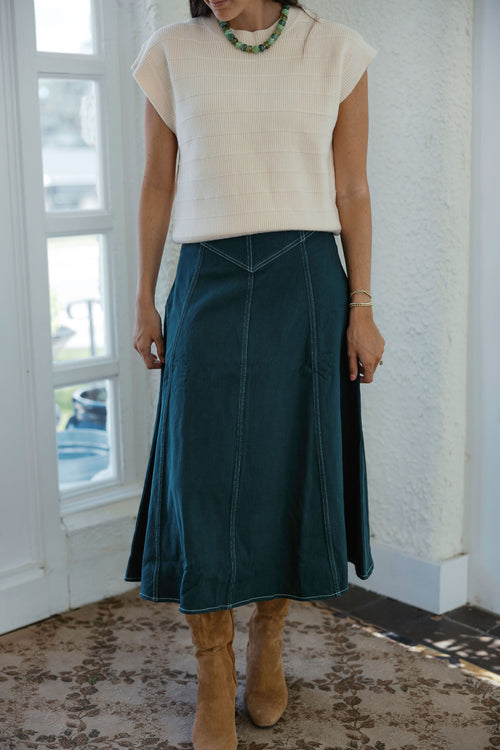 Cleobella Diana Midi Skirt in June Bug