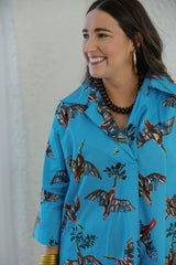 House of MBR Berry Grove Ruthie Shirt Dress in Short