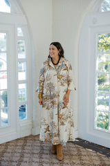 House of MBR Maple Field & Feather Ruthie Shirt Dress