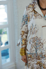 House of MBR Maple Field & Feather Ruthie Shirt Dress