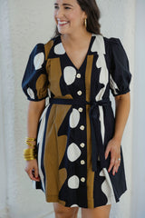 Crosby by Mollie Burch Stevie Dress in Wild Line