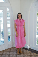 Crosby by Mollie Burch Quincey Dress in Blossom Pink