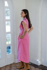 Crosby by Mollie Burch Quincey Dress in Blossom Pink