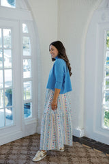 Kerisma Knits Aja Ortho Solid Sweater in Light Blue