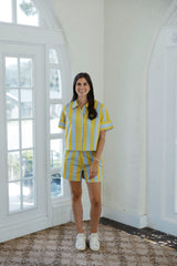 Livro Pool Shorts in Brimstone Stripe