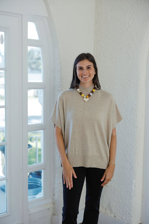 Kerisma Knits Caroline Sweater in Mineral Grey