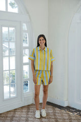 Livro Pool Shorts in Brimstone Stripe