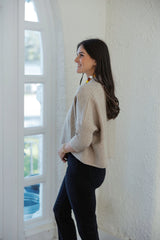 Kerisma Knits Aja Sweater in Light Khaki