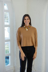 Kerisma Knits Aja Ortho Sweater in Walnut