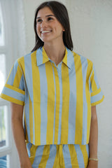 Livro Pool Shorts in Brimstone Stripe