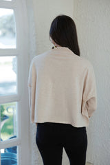 Kerisma Knits Aja Ortho Solid Sweater in Ecru