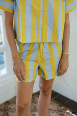 Livro Pool Shorts in Brimstone Stripe