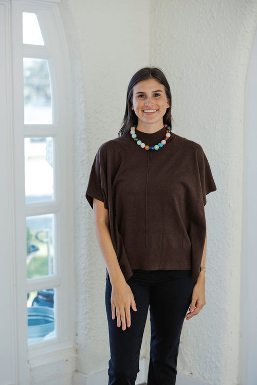 Kerisma Knits Caroline Sweater in Chestnut