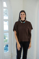 Kerisma Knits Caroline Sweater in Chestnut