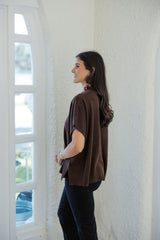 Kerisma Knits Caroline Sweater in Chestnut