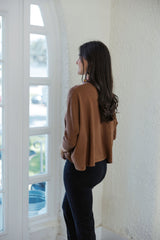 Kerisma Knits Licorice Root Ortho Solid Sweater