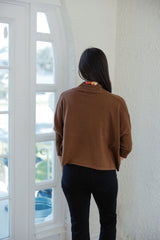 Kerisma Knits Licorice Root Ortho Solid Sweater