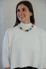 Kerisma Knits Aja Sweater in White