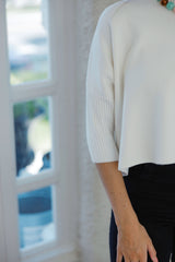 Kerisma Knits Aja Sweater in White