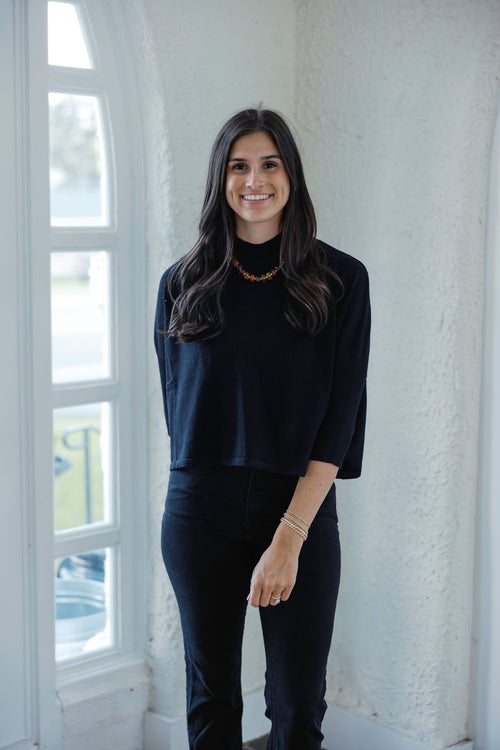 Kerisma Knits Aja Sweater in Black