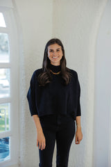 Kerisma Knits Aja Sweater in Black