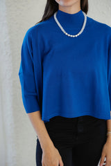 Kerisma Knits Aja Ortho Sweater in Royal Blue