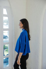 Kerisma Knits Aja Ortho Sweater in Royal Blue