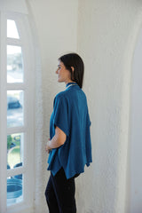 Kerisma Knits Caroline Sweater in Mosaic Teal