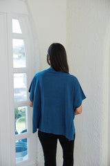 Kerisma Knits Caroline Sweater in Mosaic Teal