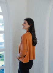 Kerisma Knits Aja Ortho Sweater in Rust
