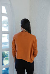 Kerisma Knits Aja Ortho Sweater in Rust