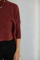 Kerisma Knits Aja Ortho Sweater in Bordeaux