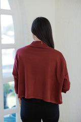 Kerisma Knits Aja Ortho Sweater in Bordeaux