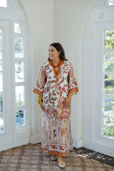 Jade Melody Tam Toffee Blossom Maxi Dress