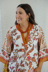 Jade Melody Tam Toffee Blossom Maxi Dress