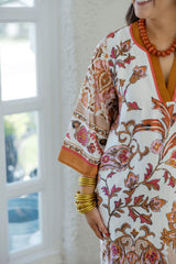Jade Melody Tam Toffee Blossom Maxi Dress