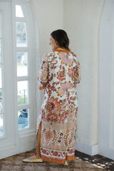 Jade Melody Tam Toffee Blossom Maxi Dress