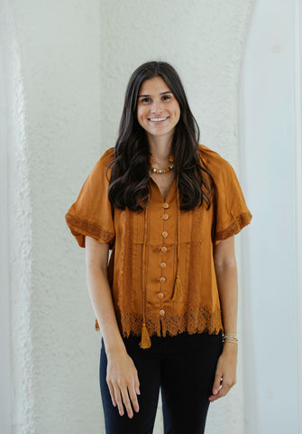 Cleobella Morgan Midi Skirt in Bois