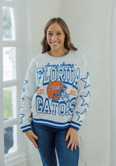 Stewart Simmons Hometown Heathered Crewneck in Florida
