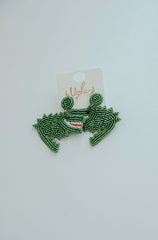 The Alberta Gator Beaded Earrings