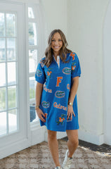 Brianna Cannon Florida Logo Patch Dress