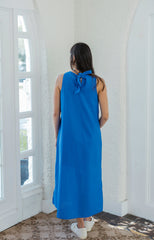 Jade Melody Tam Blue & Green Links Column Midi Dress