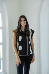 Crosby by Mollie Burch Fritzy Top in Wild Line