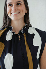 Crosby by Mollie Burch Fritzy Top in Wild Line