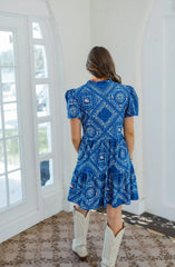 Smith & Quinn Navy Dress in Florida Bandana