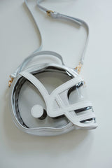 Helmet Clear Bag in Silver