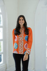 House of MBR Greek Revival Lana Relaxed Shirt