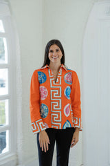 House of MBR Greek Revival Lana Relaxed Shirt