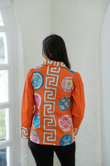 House of MBR Greek Revival Lana Relaxed Shirt